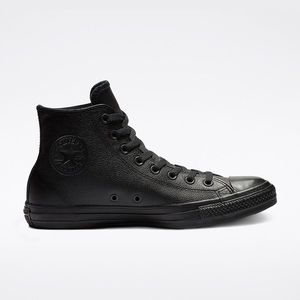 Men’s Converse Chuck Taylor All Star Mono Leather High Top. Size 12.